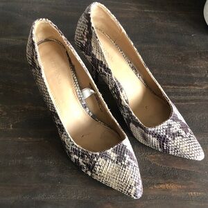 Merona Snakeskin Print Heels